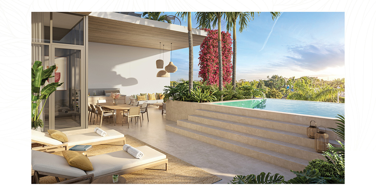 Outdoor pool rendering