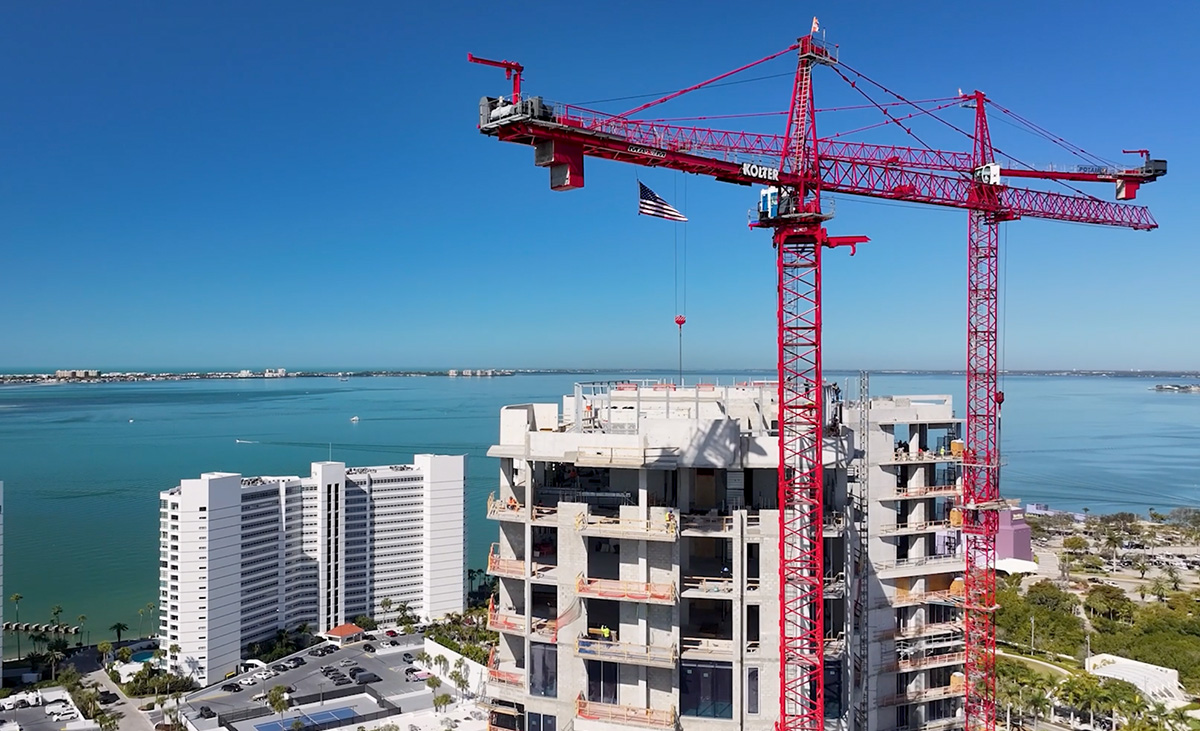 The construction site.